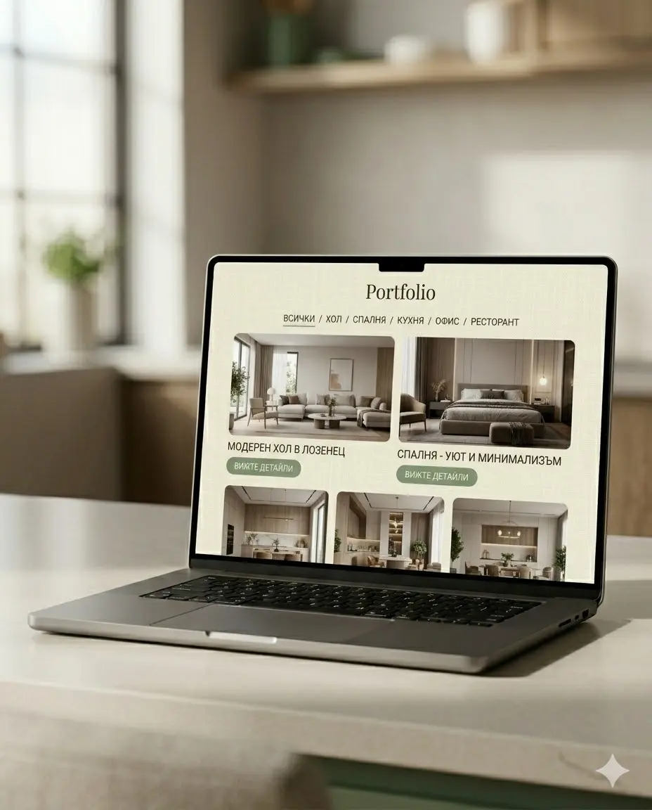 portfolio design web site by AniSoul Studio Marketing Agency