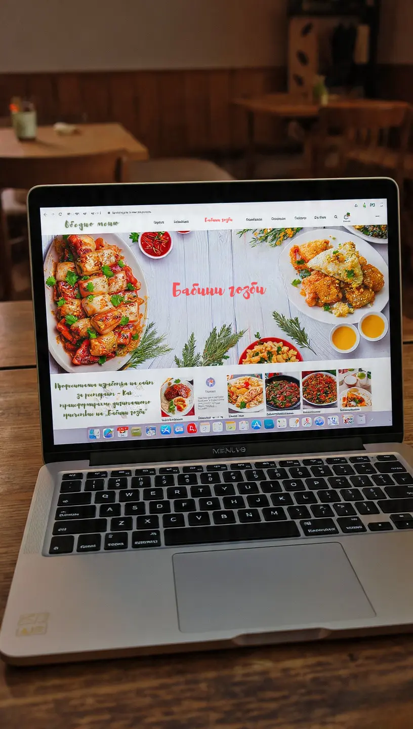 Изработка на сайт за ресторант AniSoul Studio marketing agency